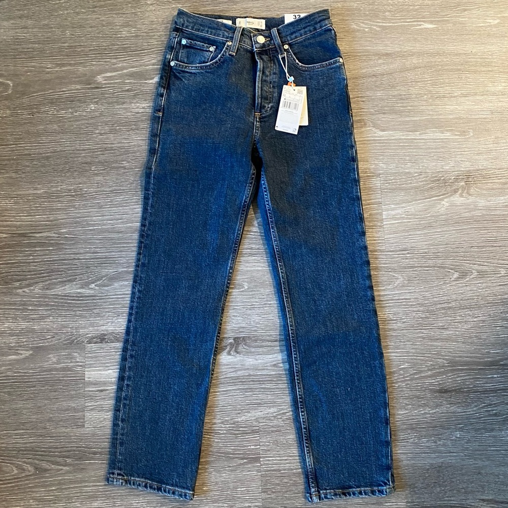 Slim mid-rise cropped jeans size US 1 / EUR 32 | MANGO - Picture 7 of 14